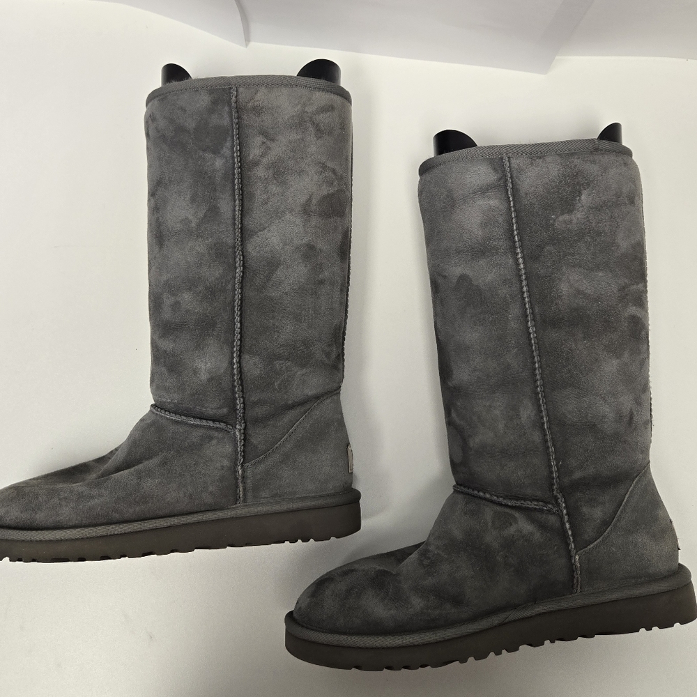UGG Gray Suede Boots